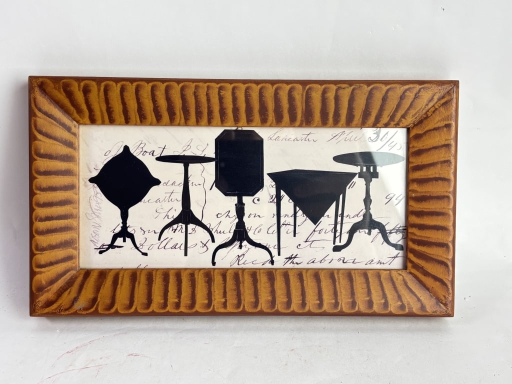 Alison Shriver Designs Federal Furniture Silhouett: Alison Shriver Designs Federal Furniture Silhouette, 9in by 5in