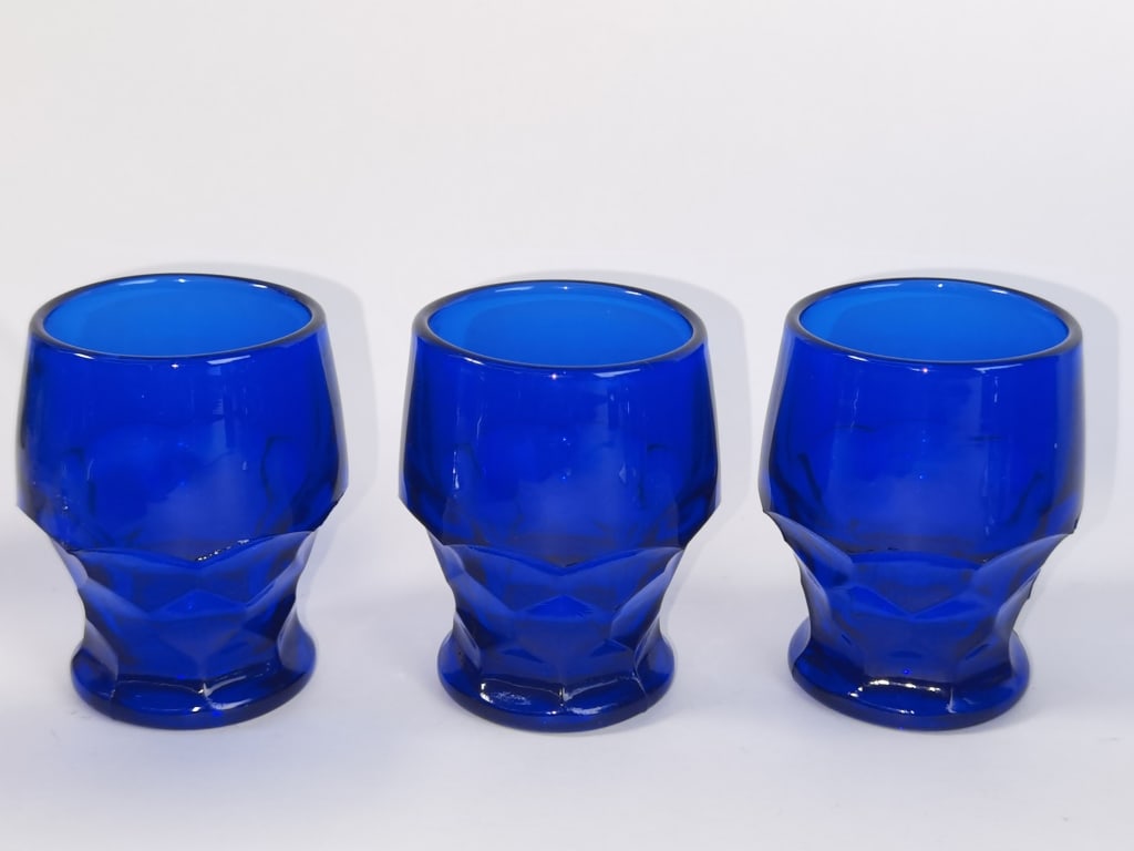 (3) Vintage Viking Georgian Honeycomb Tumblers (1 of 3)