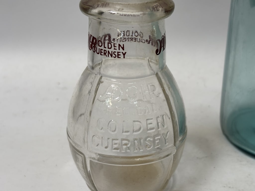 (3) Vintage Glass Bottles - 3