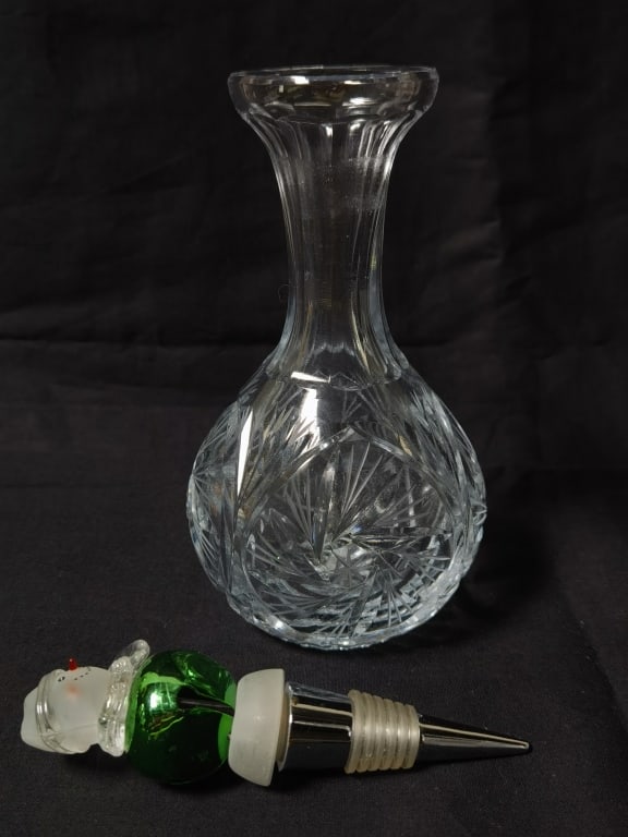 Vintage Cut Crystal Decanter - 2