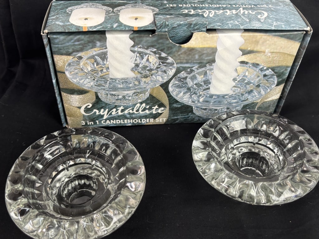 Crystallite 3-in-1 Candle Holders - 4