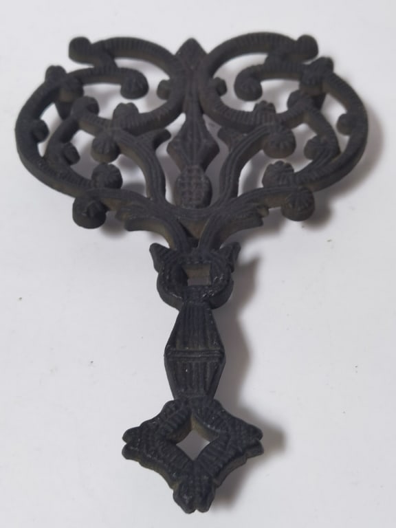 Vintage Cast Iron Trivet - 3