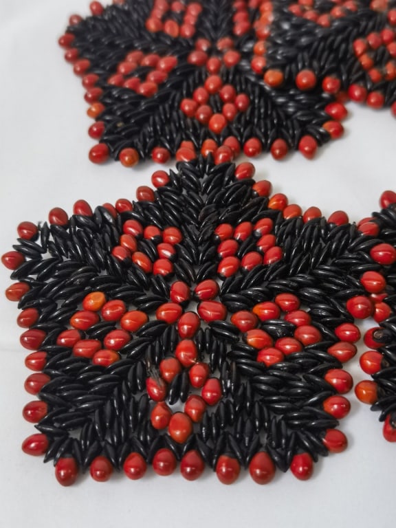 Group of Beaded Coasters - 3