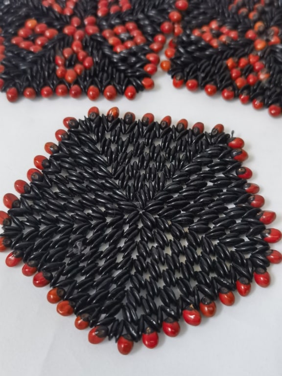 Group of Beaded Coasters - 4
