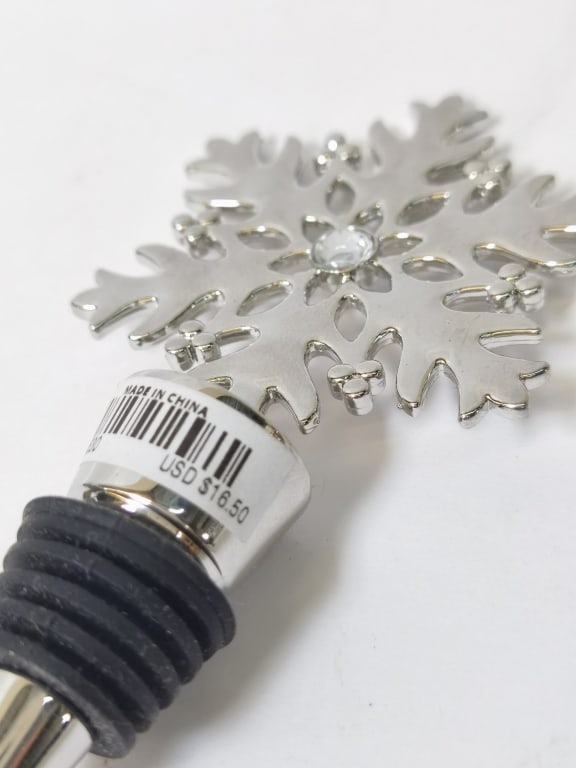 Stainless Steel Snowflake Stopper - 3