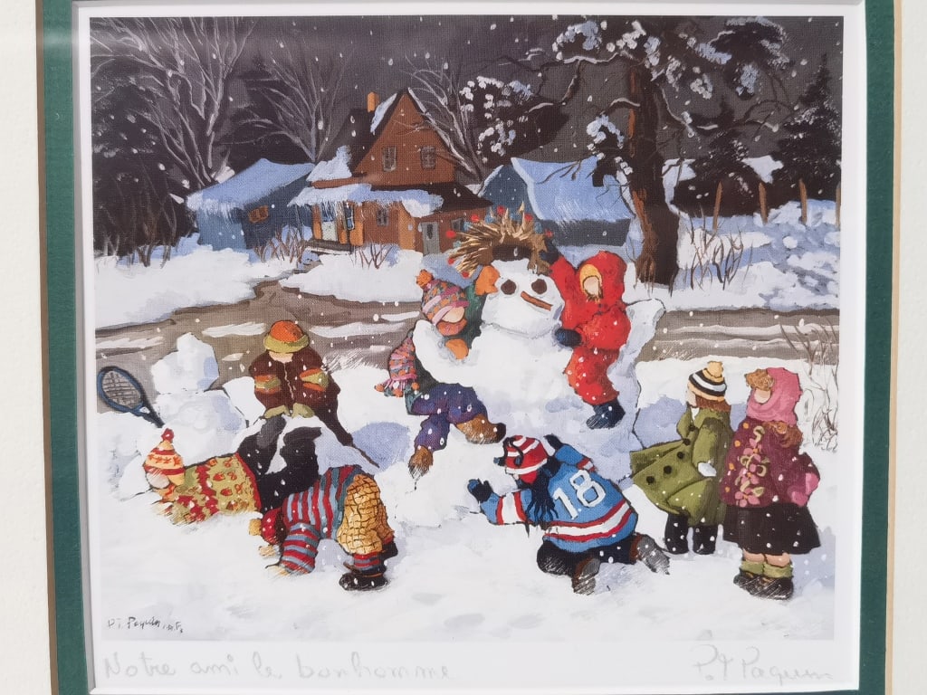 P.R. Paquin "Notre ami le bartomme" Print - 2