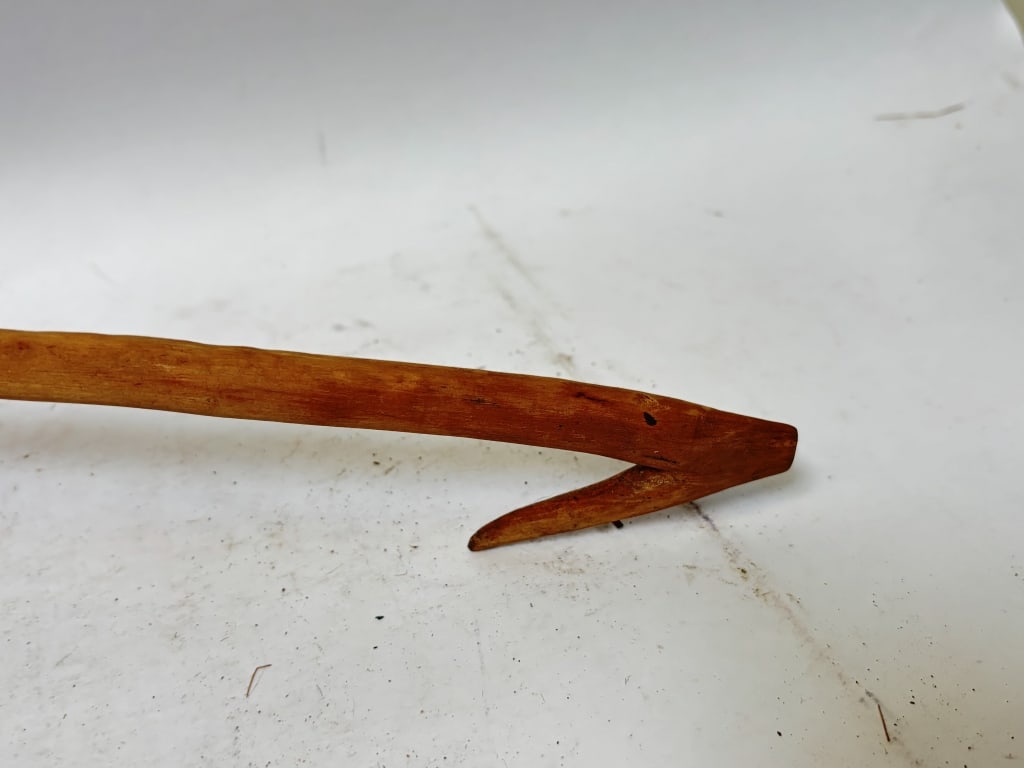 Vintage Coconut Shell Carved Ladle - 3