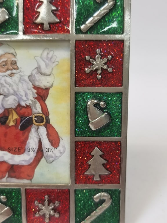 Enameled Christmas Photo Frame - 3