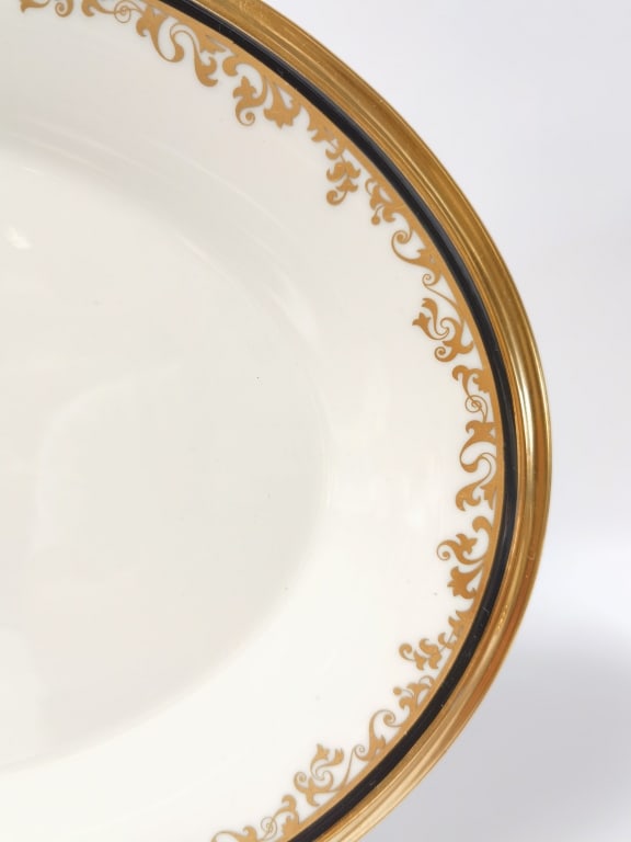 Vintage Lenox Porcelain Eclipse Oval Platter - 2