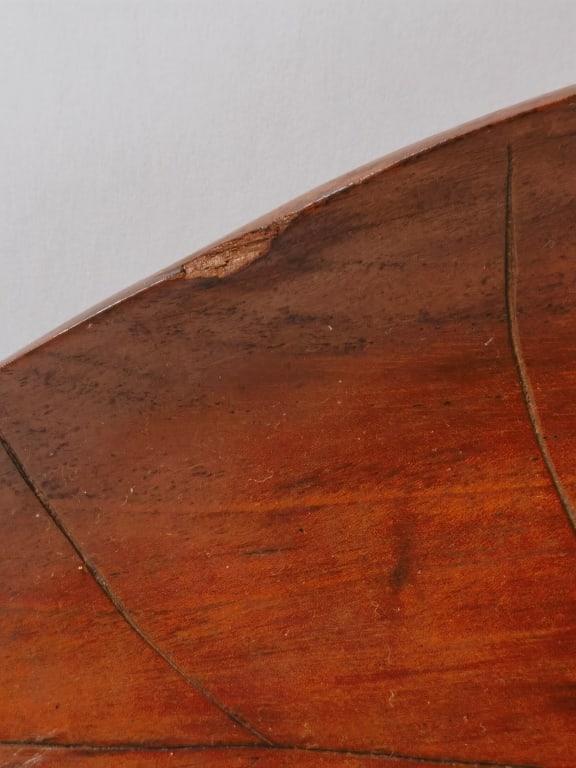 Wood Carved Leaf Dish - 3