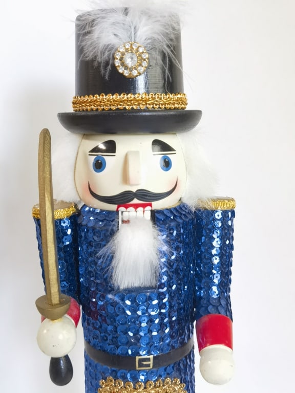 Glamour Sequin Soldier Nutcracker - 2