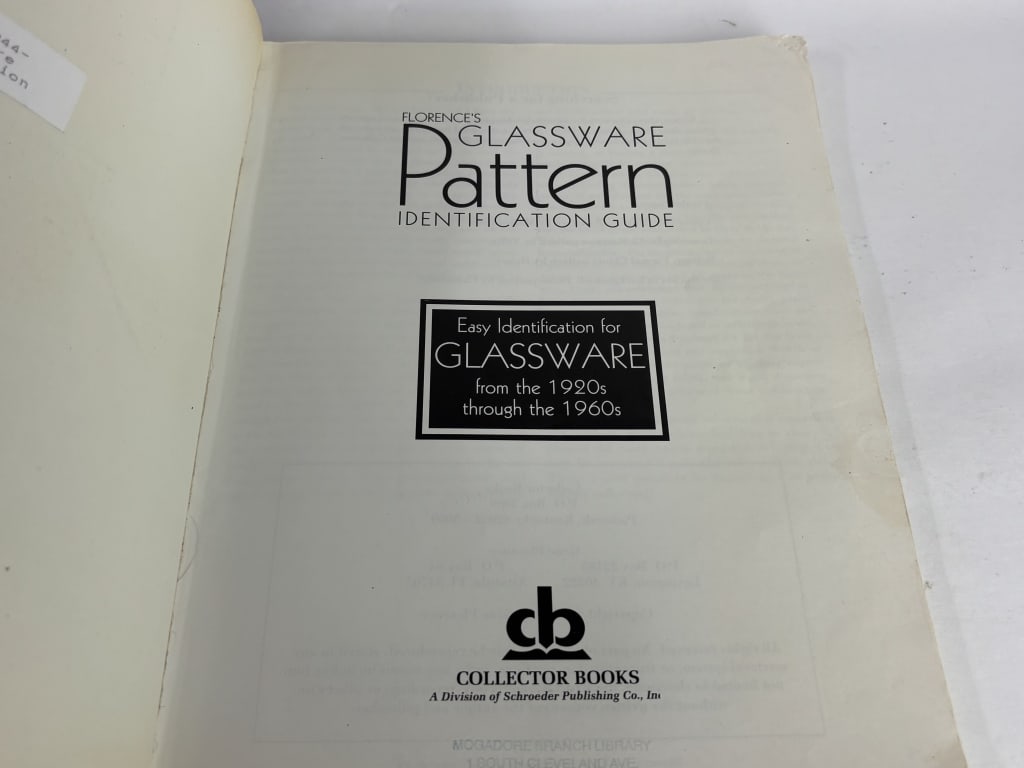 1998 Glassware Pattern Identification Guide - 2