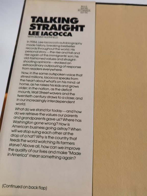 1988 Talking Straight - 2
