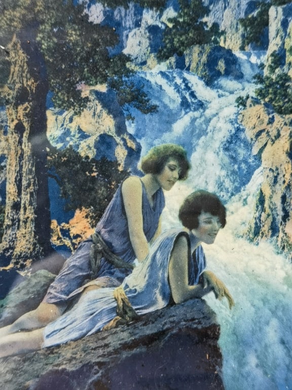 Maxfield Parrish Style Fantasy Print - 2
