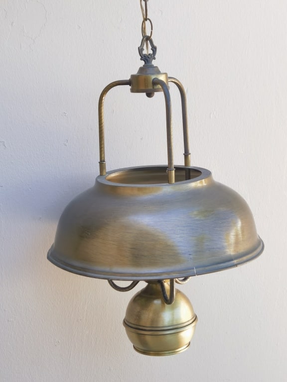 Vintage Nautical Brass Pendant Hanging Lantern (1 of 4)