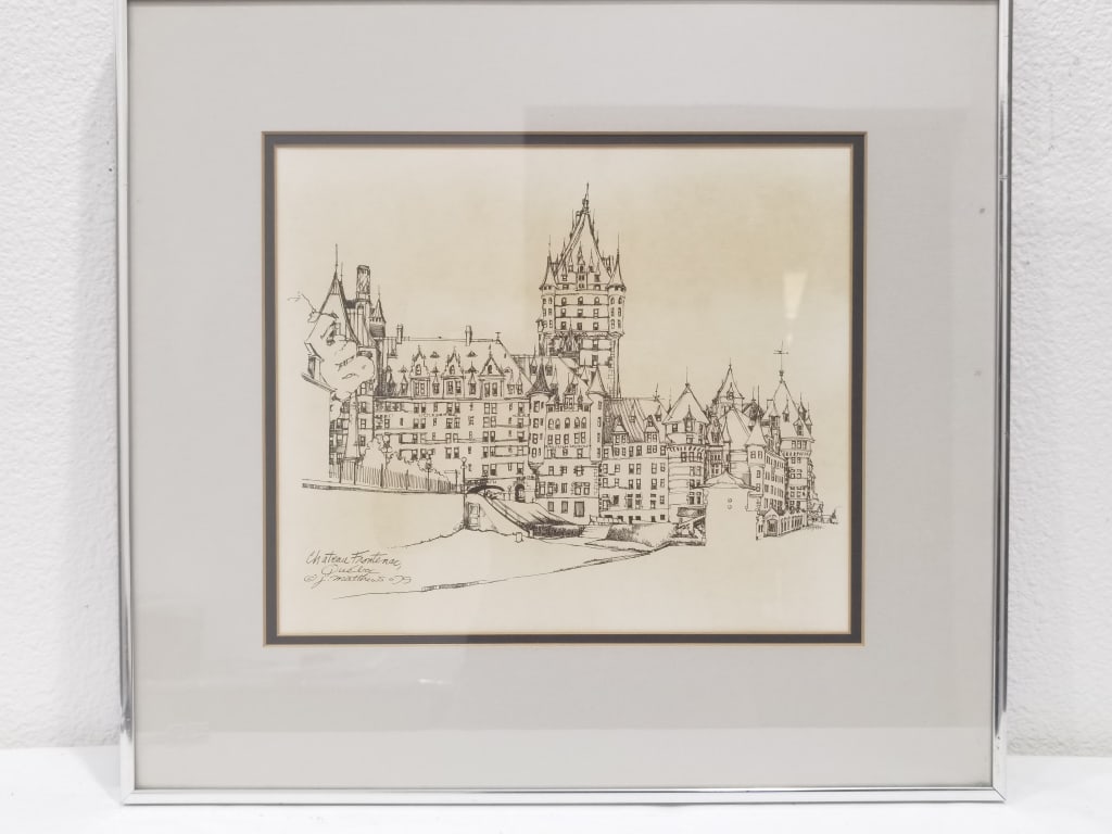 1979 J. Matthews Chateau Frontenac Print (1 of 4)
