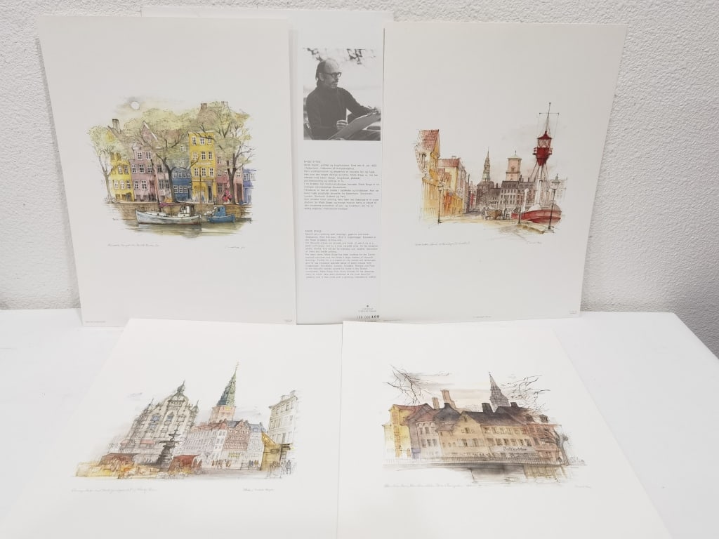 (4) Mads Stage Prints: (4) Mads Stage Prints, 14.5in by 11in