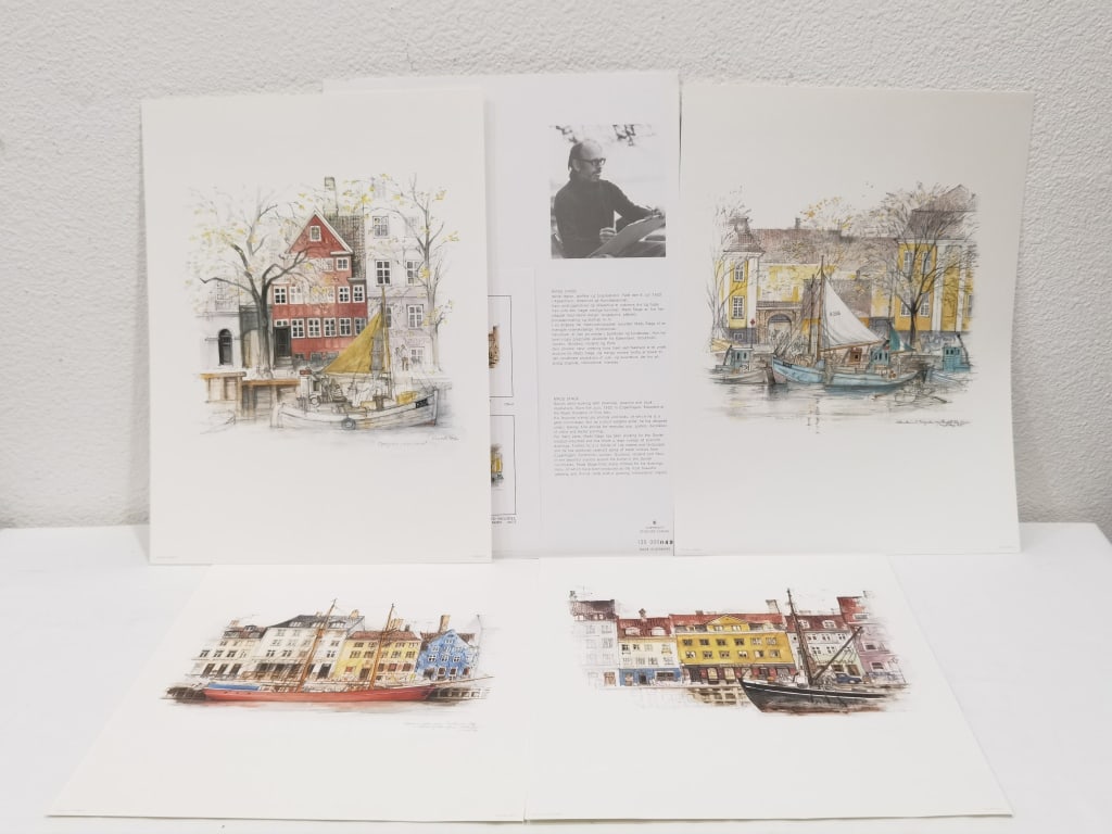 (4) Mads Stage Prints: (4) Mads Stage Prints, 14.5in by 11in