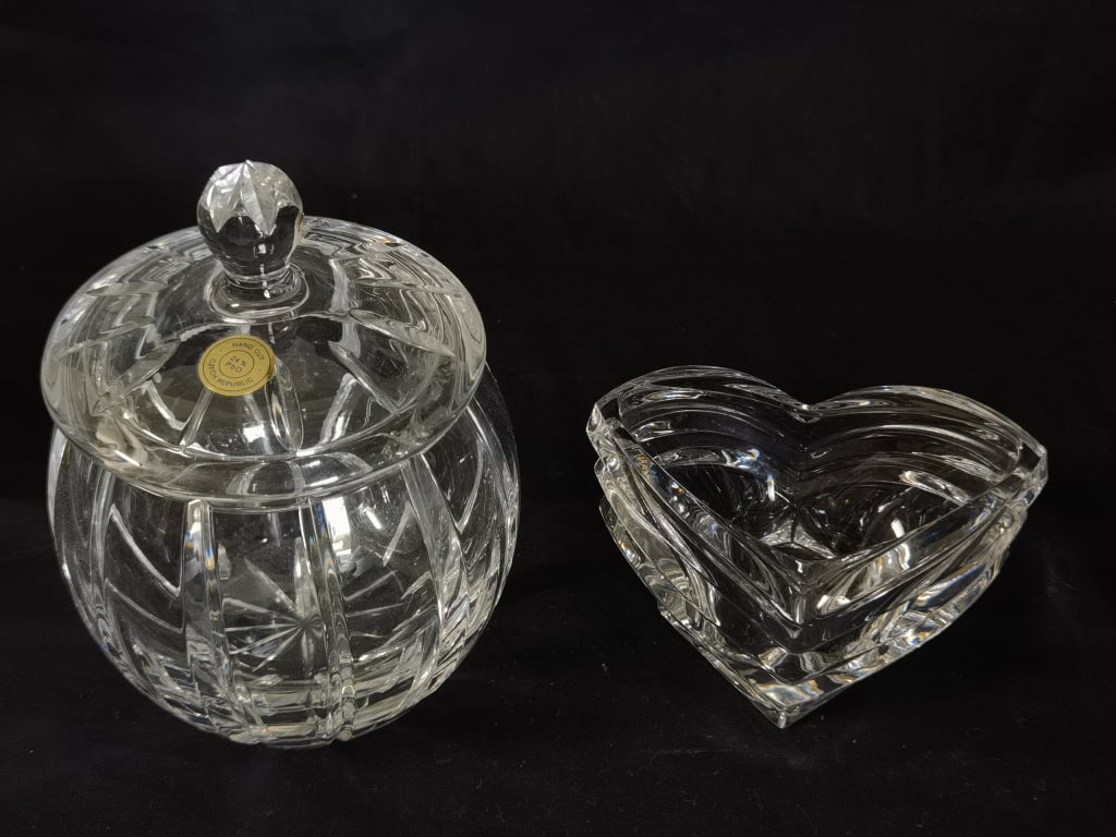 (2) Crystal Tableware Items - 2