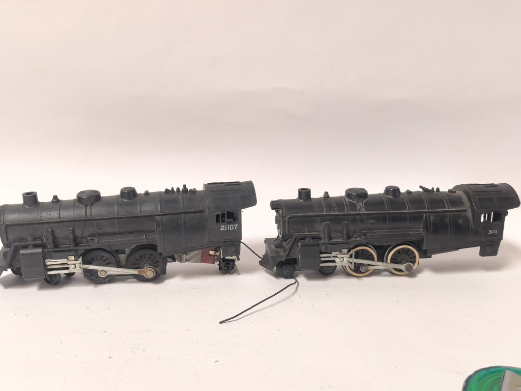 Vintage Steam Locomotive Shells (#21107 & #301) (1 of 3)