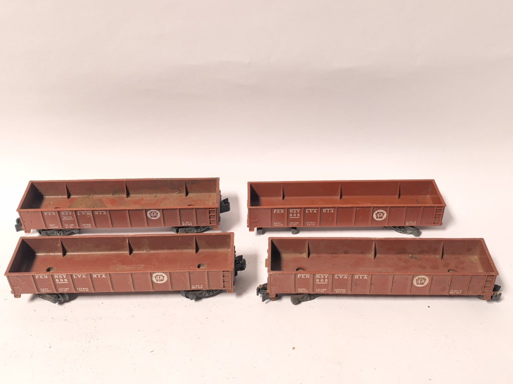 (4) Vintage Pennsylvania Railroad (PRR) Gondola Ca (1 of 4)