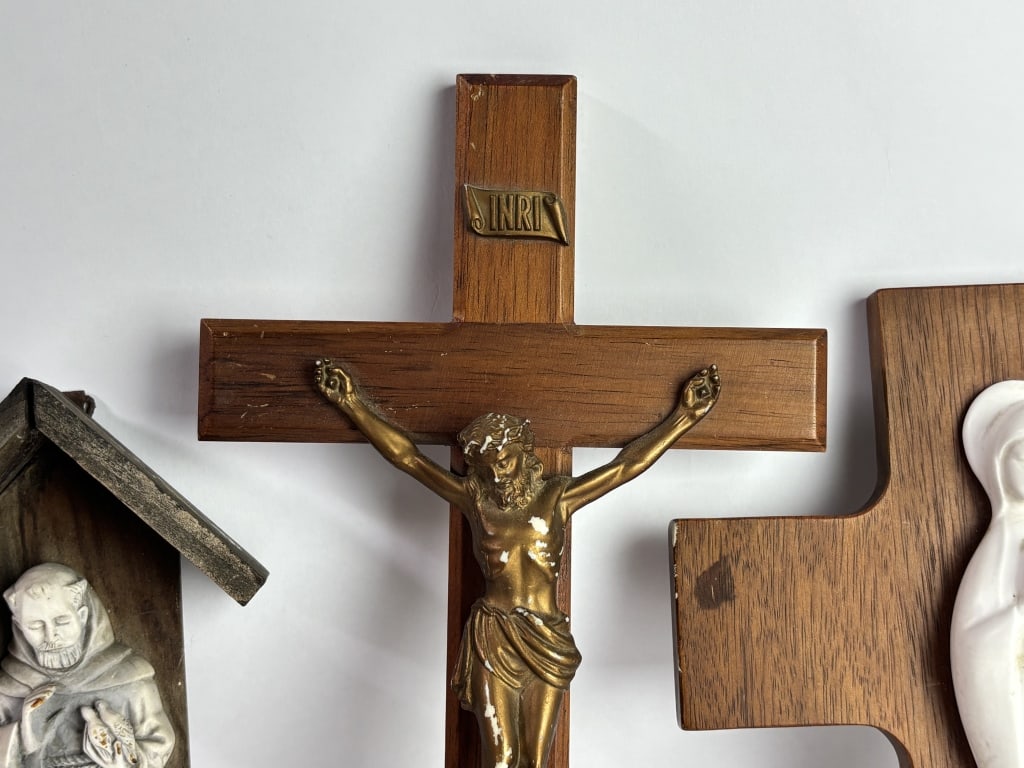 (3) Vintage Crosses - 4