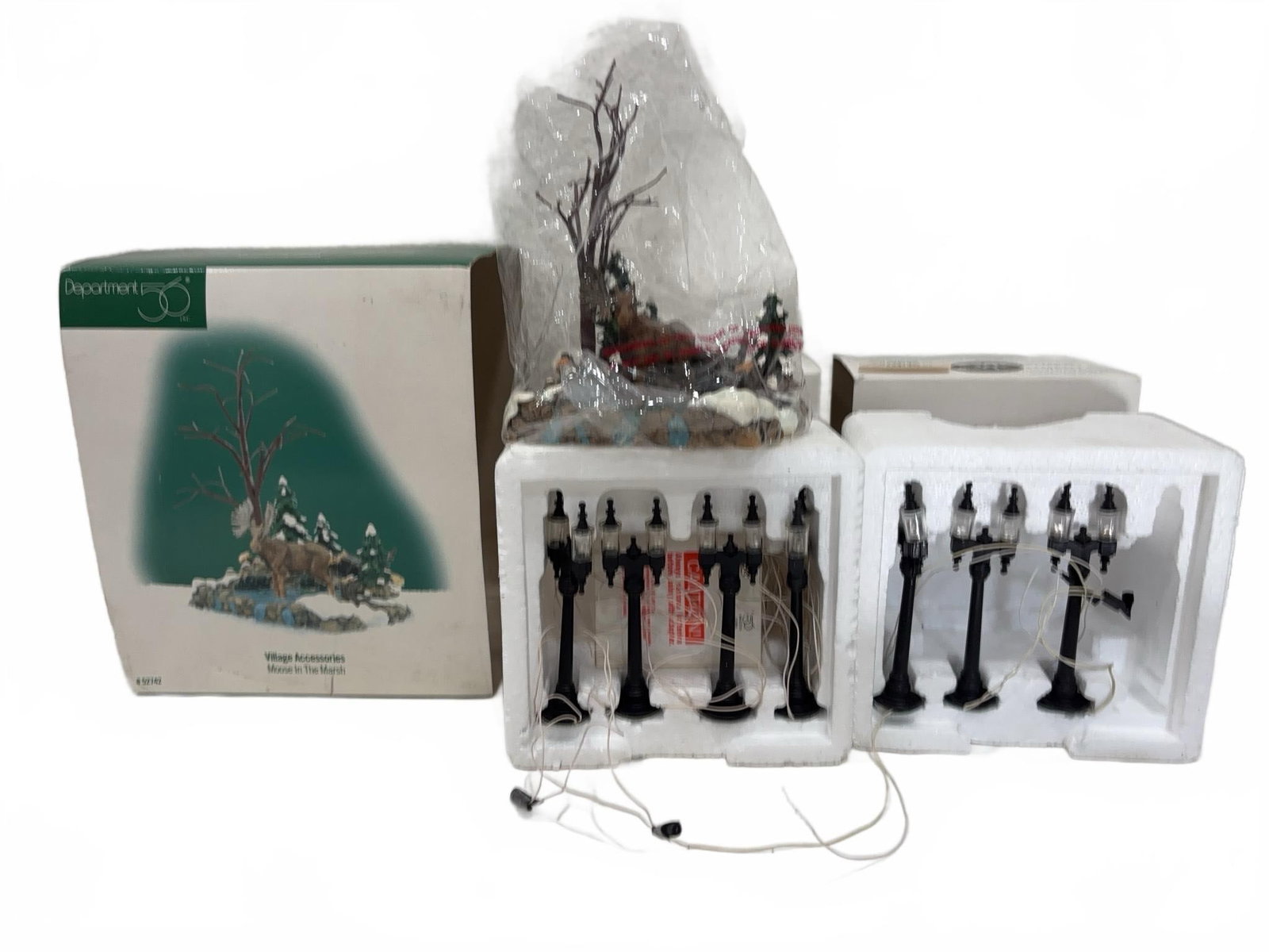 Department 56 Village Accessories Moose Set (1 of 4)