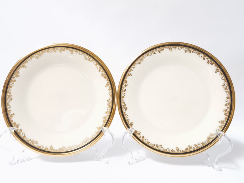 Pr. of Vintage Lenox Porcelain Eclipse Plates (1 of 3)