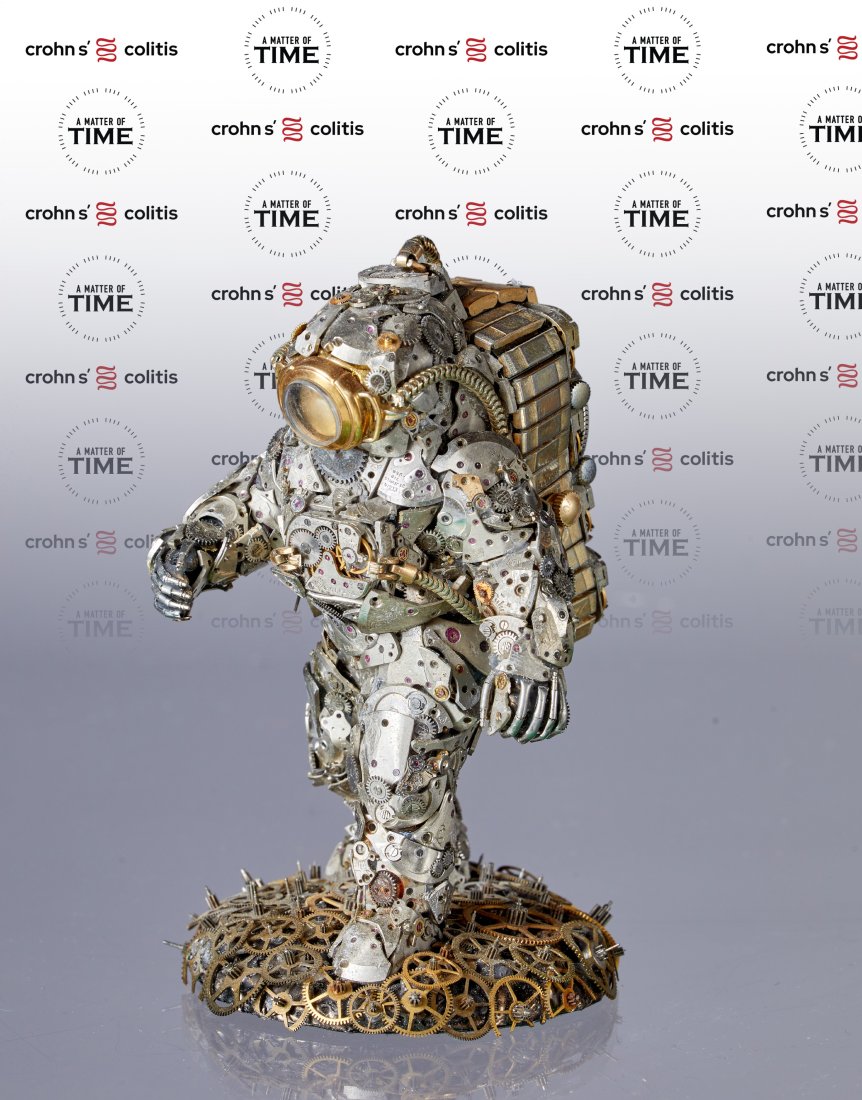 Art – Encrusted Astronaut: Behold the mesmerizing creation of horological artist Dan Tanenbaum – a 5" tall astronaut sculpture that transcends the boundaries between art and craftsmanship. Renowned for his bespoke masterpiece