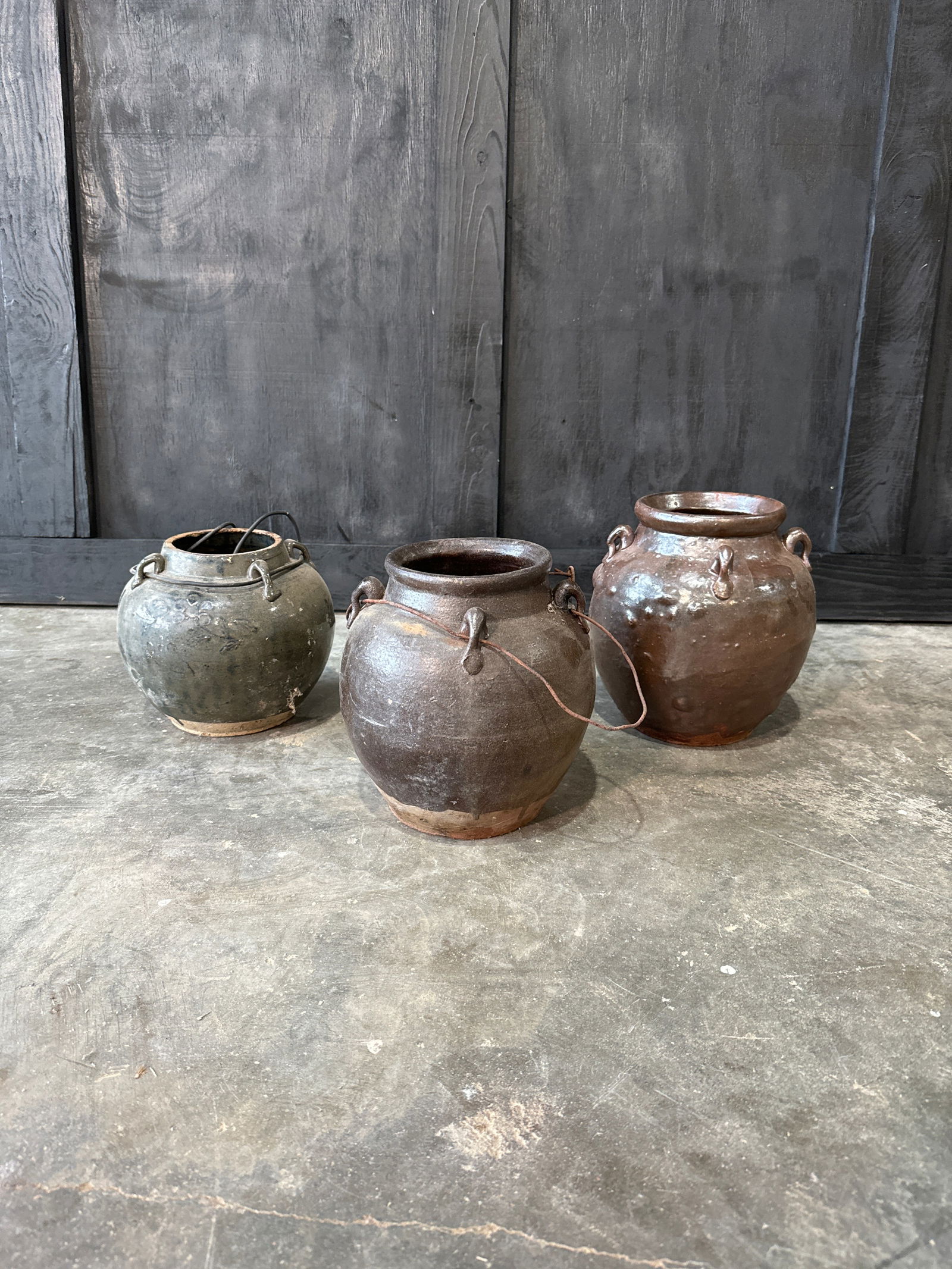 Decorative Clay Pots (set of 3) (1 of 1)