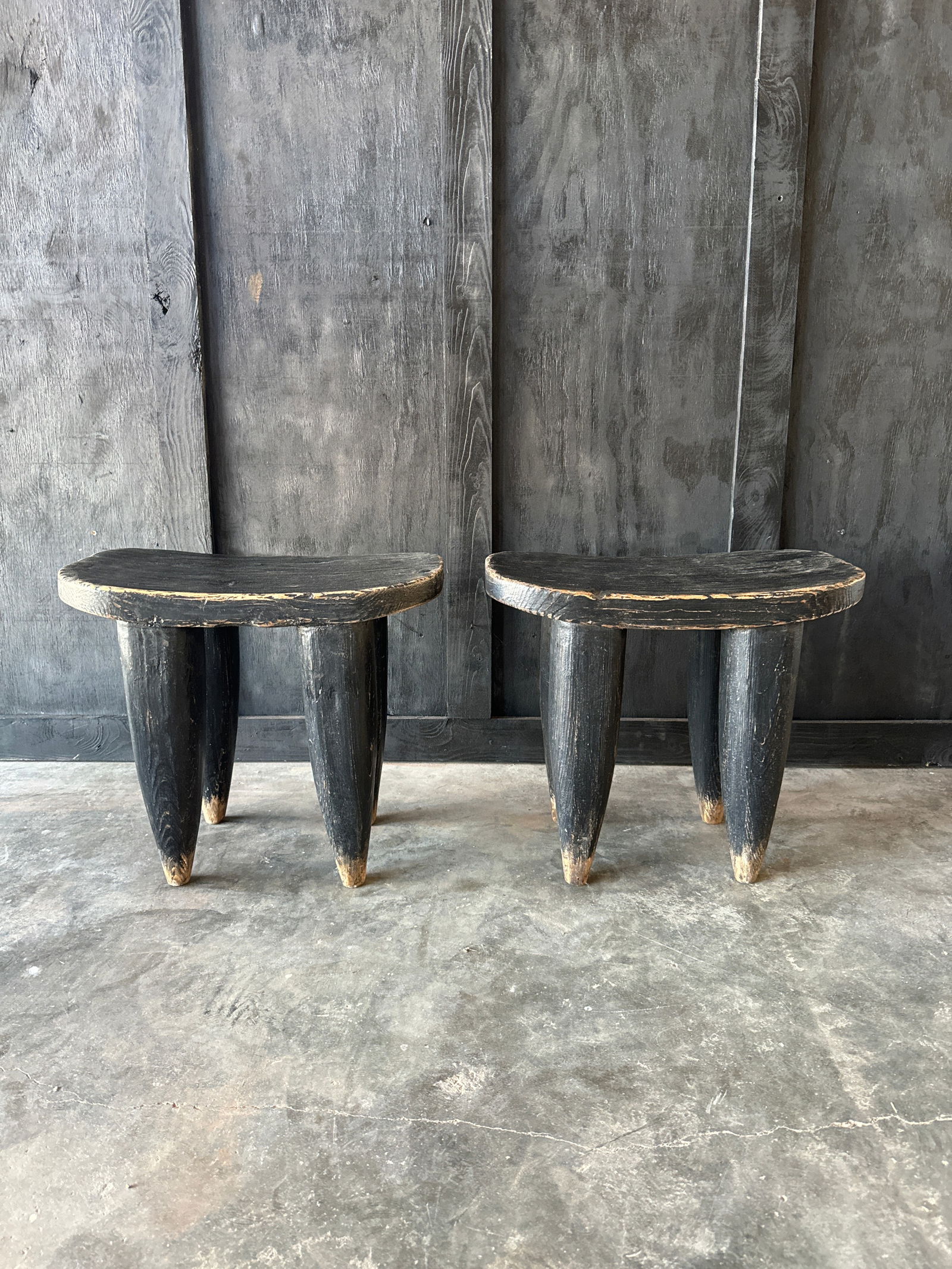 Black Wooden Stools (1 of 1)