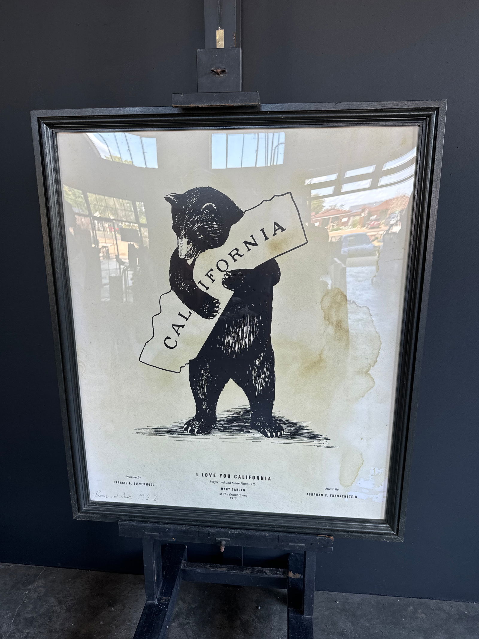 "I Love You, California" Vintage Poster (1 of 3)