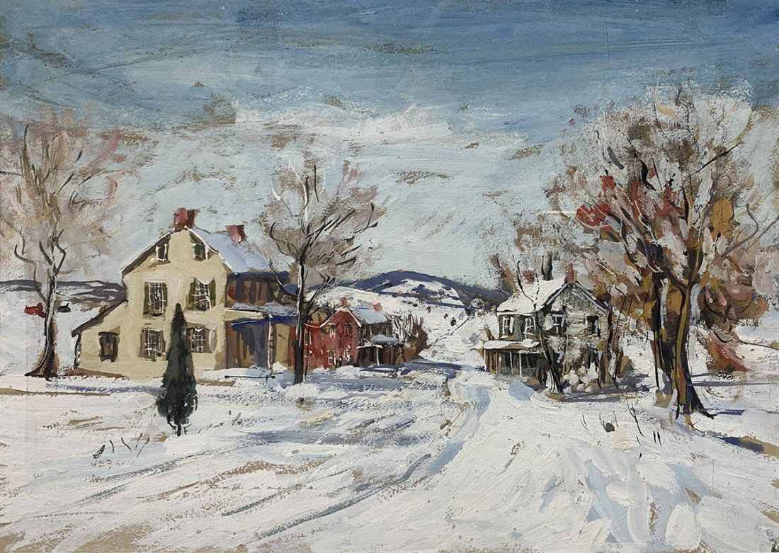 Walter Baum, Sellersville Snow Scene (1 of 2)