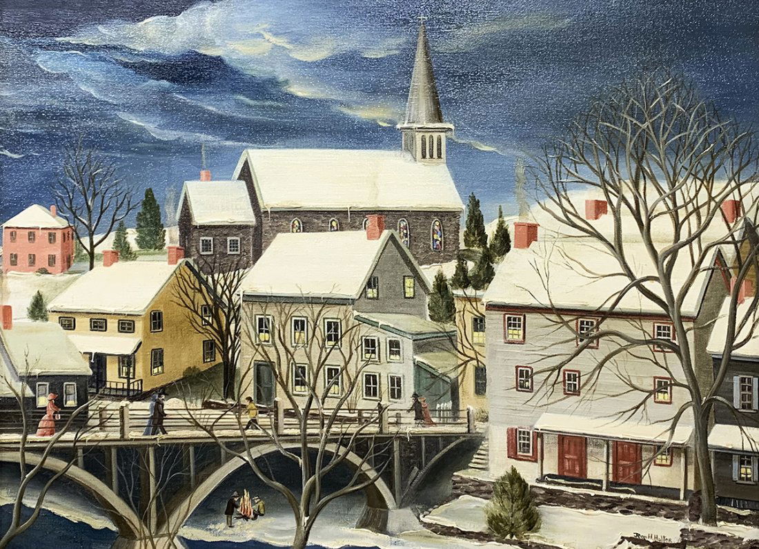 Jean Halter, Stockton Street Bridge, New Hope (1 of 4)