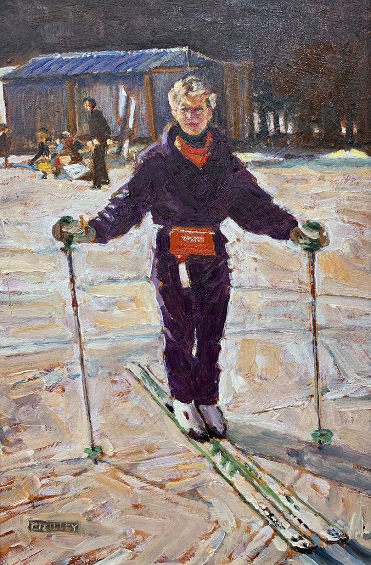 Joseph Crilley, Sue on Skis (1 of 3)
