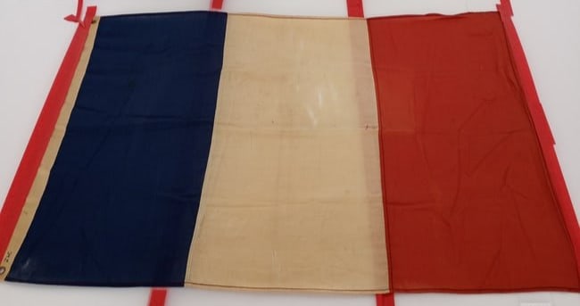 WWI French Flag Antique 1914-1918 (1 of 5)