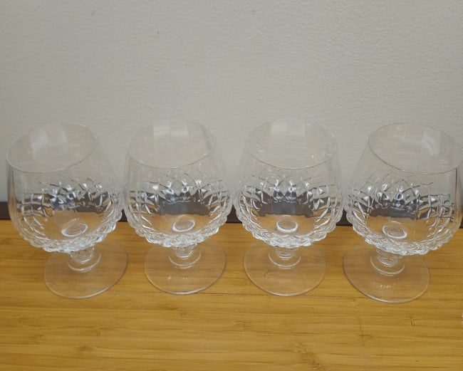 Vintage Cut Crystal Bourbon Snifters 5-1/8" x 4" (1 of 1)
