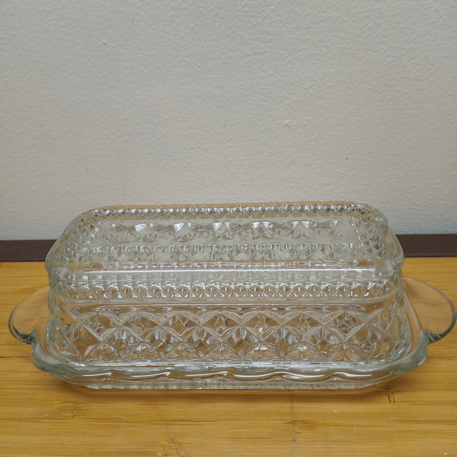 Vintage "Wexford" by Anchor Hocking Butter Dish (1 of 3)