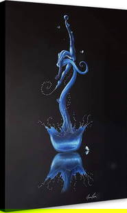 Water Dancer: Water dancer 20 x 60 LE Print 11/100 Hand signed Retouched and numbered by the artist Commissioned by Cirque du Soleil, imagined by One Night for One Drop in 2018 This image is meant to