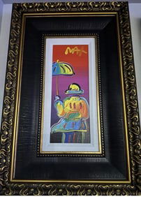 Peter Max  Umbrella Man on Blend Detail ver IV  214  UNIQUE
