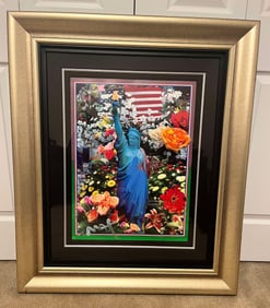 Peter Max  Land of the Free Home of the Brave