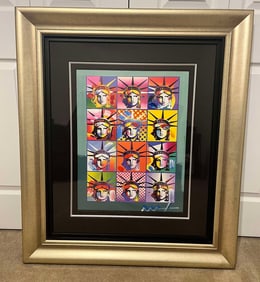 Peter Max  Liberty and Justice for All II  unique variation