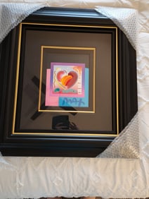 Peter Max  Heart on Blends  Unique