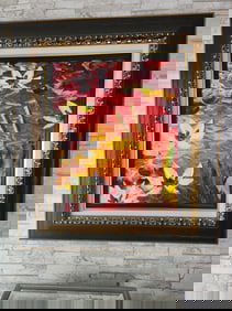 Alexandre Renoir :Sunset Reeds  Unique