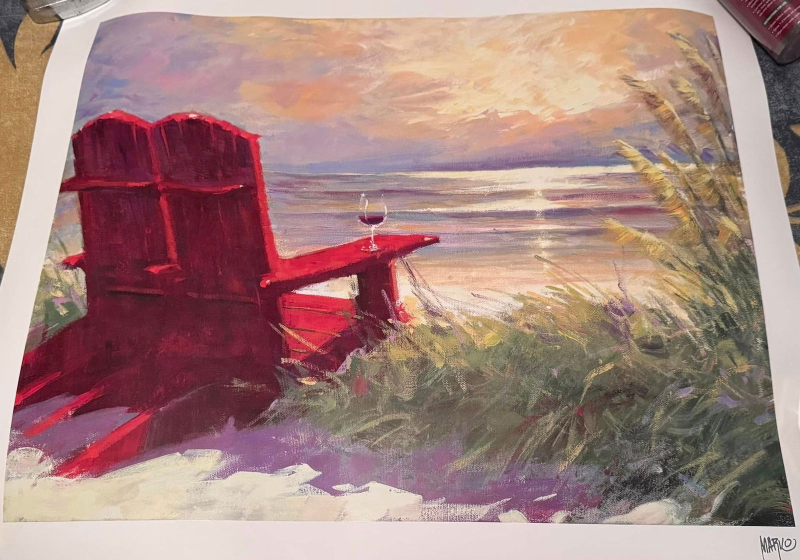 Marko Mavrovich It Gets Better: Marko Mavrovich It Gets Better 2015 Image size 16 1/2 ? 20 1/2" Overall size 19 1/2 x 23 1/2 Seriolithograph in color on archival paper. signed in the plate. COA