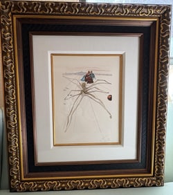 Salvador Dali Divine Comedy - Purgatory 17 Leaving the level of Anger