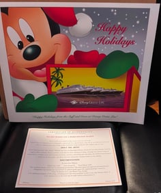 Disney Cruise Line Mickey Wishes you a Warm Holiday Season