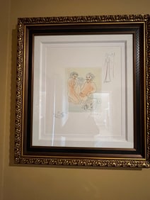 Peter Max Homage to Picasso I (Dove/Sage)