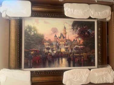 Thomas Kinkade Disneyland's 50th Anniversary