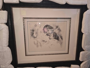 Pierre-Auguste Renoir Une mere et deux enfants